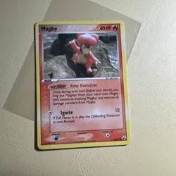 Pokemon TCG Magby EX Legend Maker 58/92 Regular Common NM - Image 1