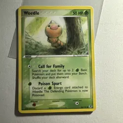 Weedle 86/112 - Pokemon TCG - EX Fire Red Leaf Green LP NON HOLO - Image 1