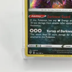 Darkrai Holographic Rare 105/189 Pokemon TCG Trick or Trade NM - Image 4