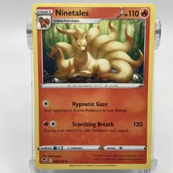 Ninetales Non-Holographic Uncommon 018/195 Pokemon TCG Silver Tempest NM/M - Image 1