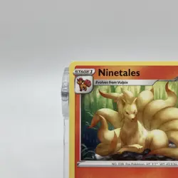 Ninetales Non-Holographic Uncommon 018/195 Pokemon TCG Silver Tempest NM/M - Image 2