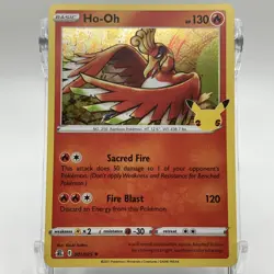 Ho-Oh Holographic Rare 001/025 Pokemon TCG Celebrations NM/M - Image 1