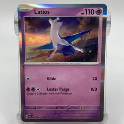 Latios Holo Rare 073/182 Pokemon TCG Paradox Rift NM/M - Image 1