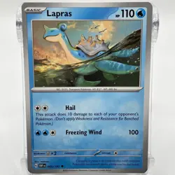 Lapras Non-Holographic Uncommon 045/197 Pokemon TCG Obsidian Flames NM/M - Image 1