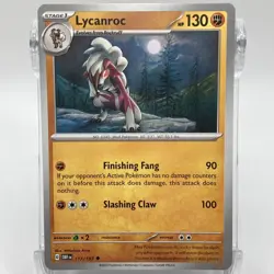 Lycanroc Non-Holographic Uncommon 117/197 Pokemon TCG Obsidian Flames NM/M - Image 1