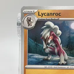 Lycanroc Non-Holographic Uncommon 117/197 Pokemon TCG Obsidian Flames NM/M - Image 2