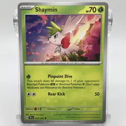 Shaymin Non-Holo Uncommon 013/162 Pokemon TCG Temporal Forces NM/M - Image 1