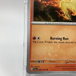 Rapidash Non-Holo Uncommon 020/142 Pokemon TCG Stellar Crown NM/M - Image 4