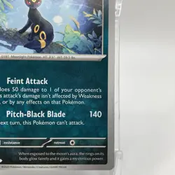 Umbreon Non-Holo Uncommon 130/197 Pokemon TCG Obsidian Flames NM/M - Image 5