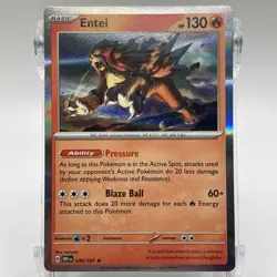 Entei Holo Rare 030/197 Pokemon TCG Obsidian Flames NM/M - Image 1