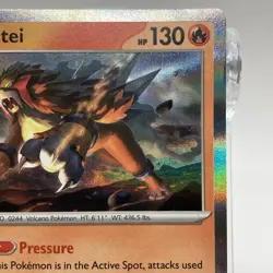 Entei Holo Rare 030/197 Pokemon TCG Obsidian Flames NM/M - Image 3