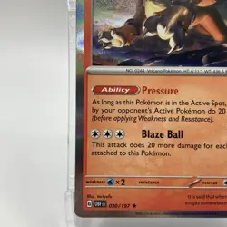 Entei Holo Rare 030/197 Pokemon TCG Obsidian Flames NM/M - Image 4
