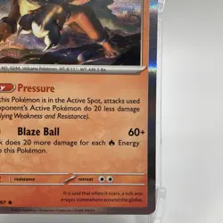 Entei Holo Rare 030/197 Pokemon TCG Obsidian Flames NM/M - Image 5