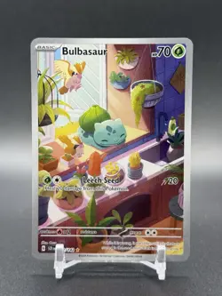 Bulbasaur 143/142 Sv07: Stellar Crown Illustration Rare Pokemon TCG - Image 1