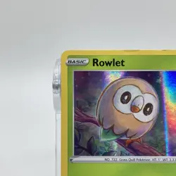 Rowlet Holographic Black Star Promo SWSH220 Pokemon TCG Sword & Shield NM/LP - Image 2