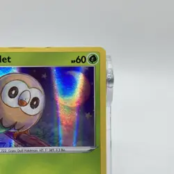 Rowlet Holographic Black Star Promo SWSH220 Pokemon TCG Sword & Shield NM/LP - Image 3
