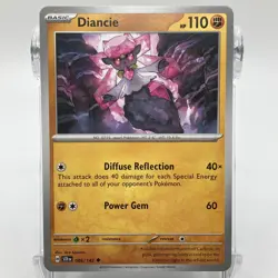 Diancle Non-Holo Uncommon 086/142 Pokemon TCG Stellar Crown NM/M - Image 1