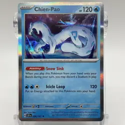 Chien-Pao Holo Rare 056/191 Pokemon TCG Surging Sparks NM/M - Image 1