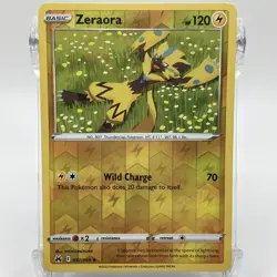 Zeraora Reverse Holo Rare 052/159 Pokemon TCG Crown Zenith NM/M - Image 1