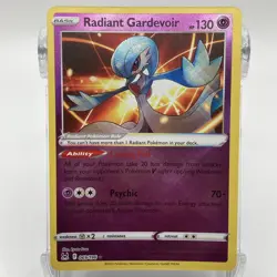 Radiant Gardevoir Holographic Radiant Rare 069/196 Pokemon TCG Lost Origin NM/M - Image 1