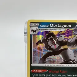 Galarian Obstagoon Holographic Rare 037/073 Pokemon TCG Champion's Path NM/M - Image 2