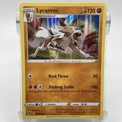 Lycanroc Holographic Rare 030/073 Pokemon TCG Champion's Path NM/M - Image 1