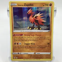 Galarian Zapdos Holographic Rare 082/203 Pokemon TCG Evolving Skies NM/M - Image 1