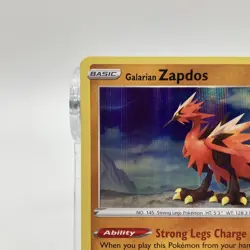Galarian Zapdos Holographic Rare 082/203 Pokemon TCG Evolving Skies NM/M - Image 2