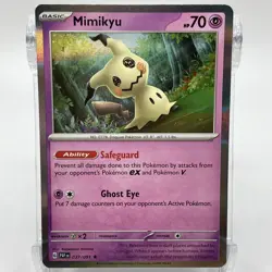 Mimikyu Holo Rare 037/091 Pokemon TCG Paldean Fates NM/M - Image 1