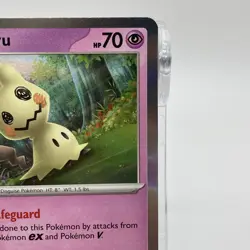 Mimikyu Holo Rare 037/091 Pokemon TCG Paldean Fates NM/M - Image 3