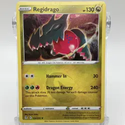 Regidrago Cosmos Holo Rare Promo 124/203 Pokemon TCG Evolving Skies NM/M - Image 1