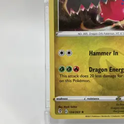 Regidrago Cosmos Holo Rare Promo 124/203 Pokemon TCG Evolving Skies NM/M - Image 4