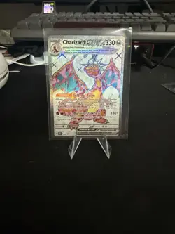 Pokemon TCG Charizard EX #56 (NM-M) Black Star Promo Full Art Scarlet & Violet - Image 1