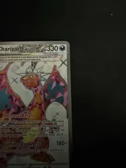 Pokemon TCG Charizard EX #56 (NM-M) Black Star Promo Full Art Scarlet & Violet - Image 4