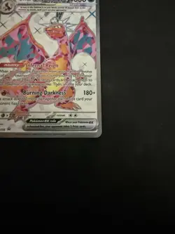 Pokemon TCG Charizard EX #56 (NM-M) Black Star Promo Full Art Scarlet & Violet - Image 5