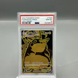 PSA 10 Pikachu Vmax Full Art TG29/TG30 Lost Origin Pokemon - Image 1