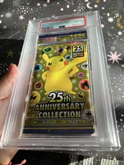 PSA 10 - 25TH ANNIVERSARY JAPANESE POKEMON BOOSTER PACK PIKACHU GRADED GEM MINT - Image 4