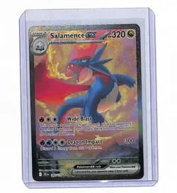 2025 Pokemon Journey Together Salamence Ex Special Illustration Rare 187/159 - Image 1