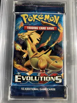2016 Pokemon USA XY Evolutions Booster Foil Pack M Charizard Y PSA 9 MINT - Image 2