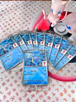 Pokemon Scarlet & Violet Stellar Crown 7-11 Asia Promo Lapras Sealed 7Eleven - Image 1
