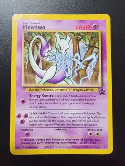 Mewtwo 12/53 Wotc Promo Regular pokemon - Image 1