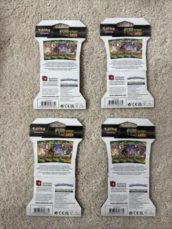 *EMPTY* POKEMON SWORD & SHIELD EVOLVING SKIES BOOSTER PACKS FULL ART SET - Image 2