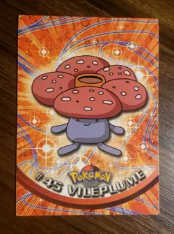 Pokemon #45 Vileplume Topps 2000 TV Animation Edition Nintendo - Image 1
