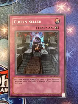 (Aa) YUGIOH! 1-COFFIN SELLER-SUPER RARE-DR1-EN041 MP - Image 1
