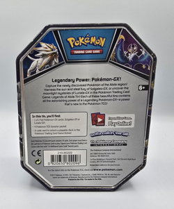 Lunala GX / Solgaleo Tin Pokemon TCG Legends of Alola Tin and Card Set 210-80209 - Image 3