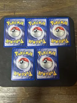 Basic Energy Base Set 2 5/6 Pokemon Card WOTC 2000 (missing Fire) - Image 2