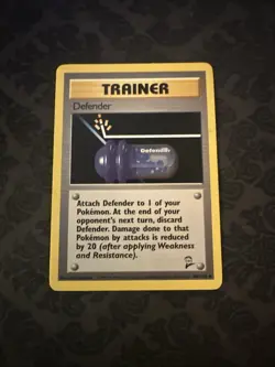 Defender 109/130 Base Set 2 Regular - Pokemon Card D3 - Image 1