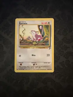 RATTATA - 89/130 - Base Set 2 - Pokemon Card D1 - Image 1