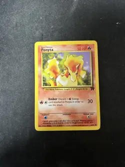 Pokemon Card Ponyta Team Rocket 64/82 - D24 - Image 1
