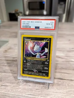 Sneasel #25 Spanish [PSA 10 Gem Mint] - Neo Genesis Pokemon TCG Card Vintage - Image 2